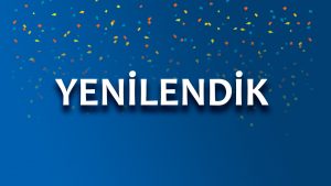 Web sitemiz yenilendi!